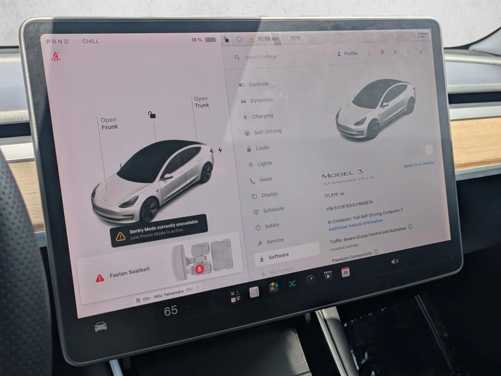 2020 Tesla Model 3 Standard Range Plus RWD