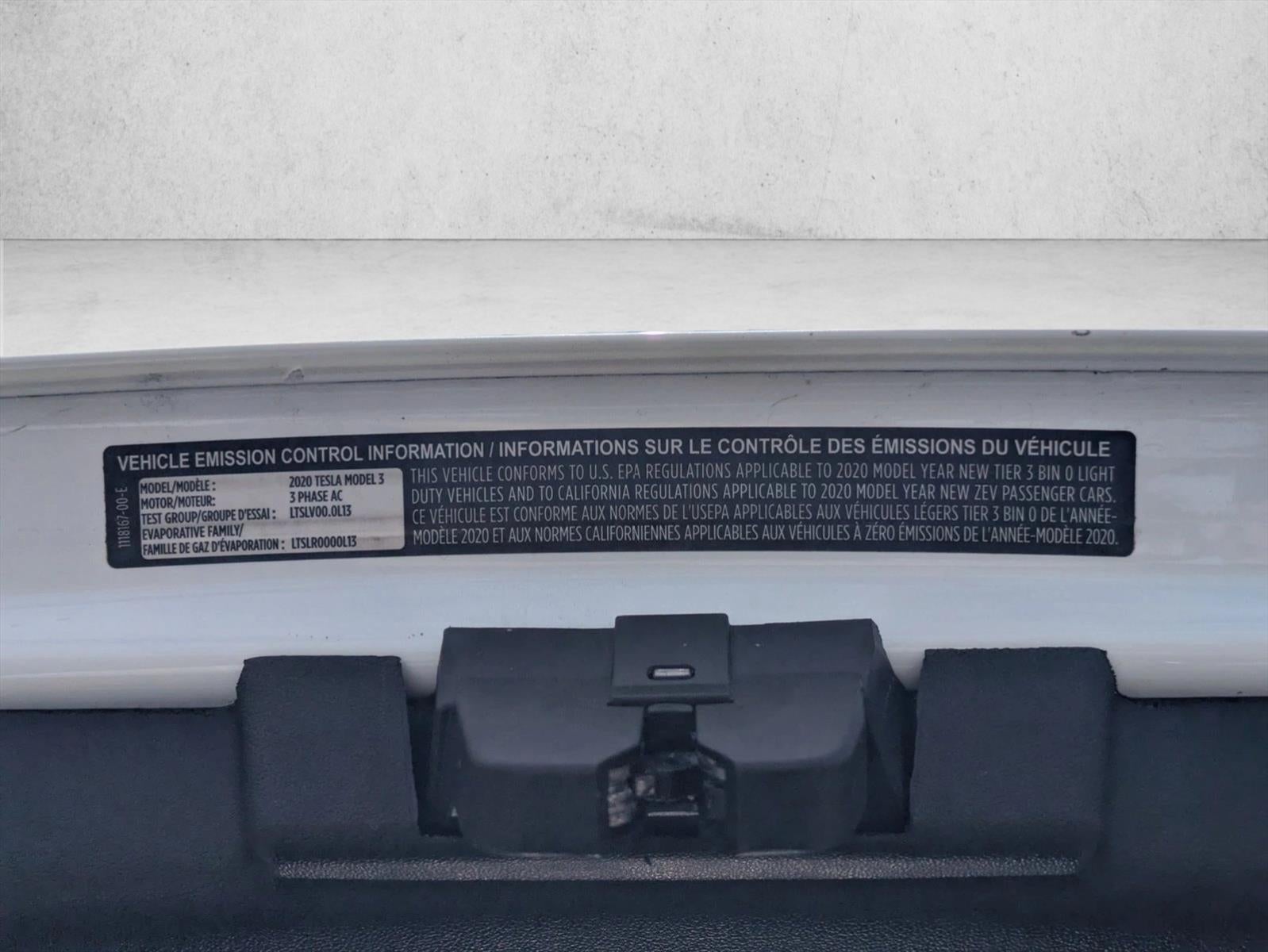 2020 Tesla Model 3 Standard Range Plus RWD