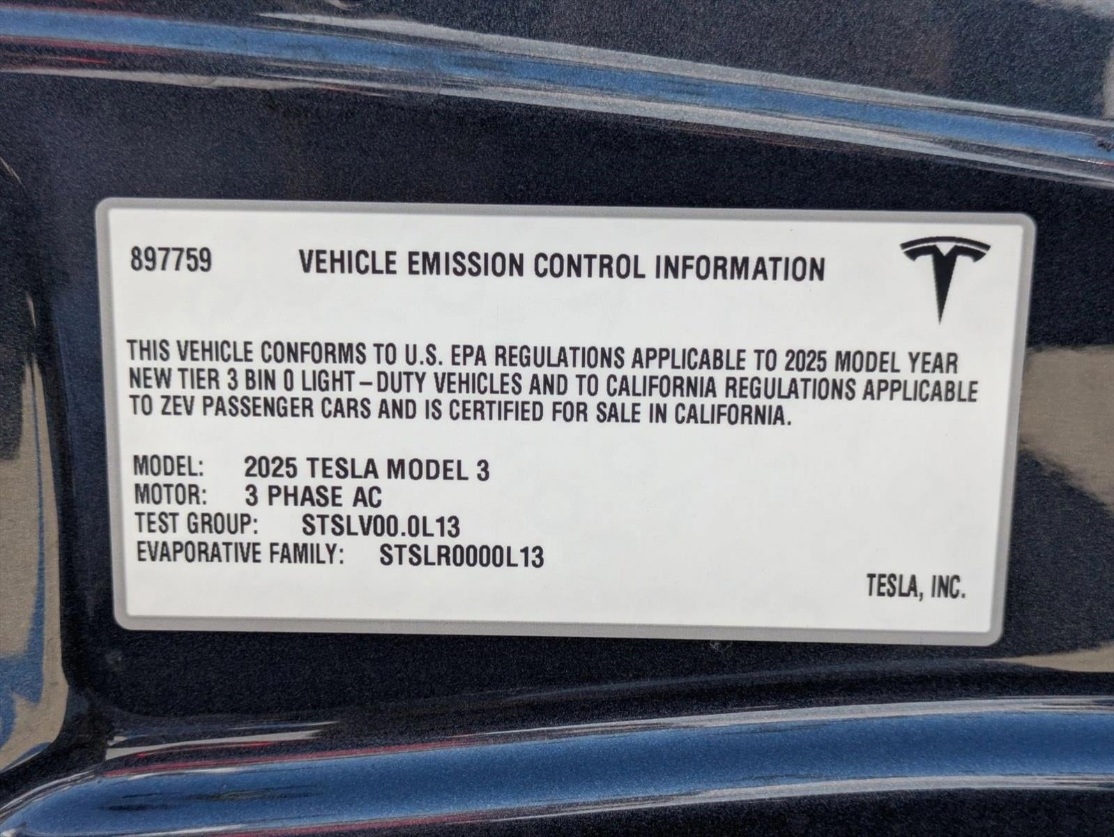 2025 Tesla Model 3 Long Range RWD