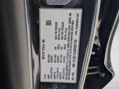 2025 Tesla Model 3 Long Range RWD