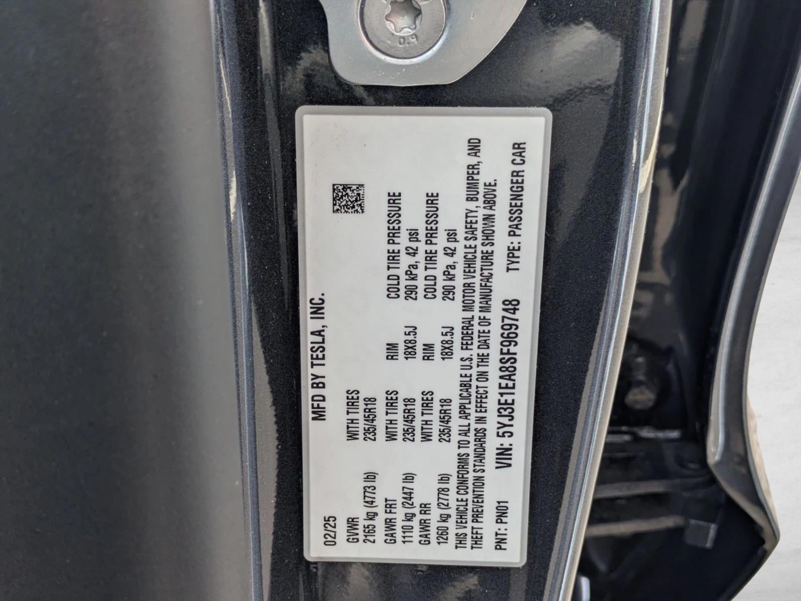 2025 Tesla Model 3 Long Range RWD