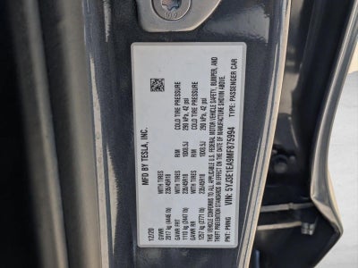 2021 Tesla Model 3 Standard Range Plus RWD