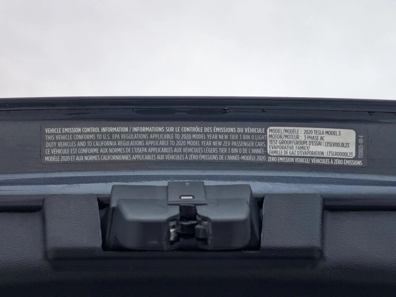 2020 Tesla Model 3 Long Range AWD