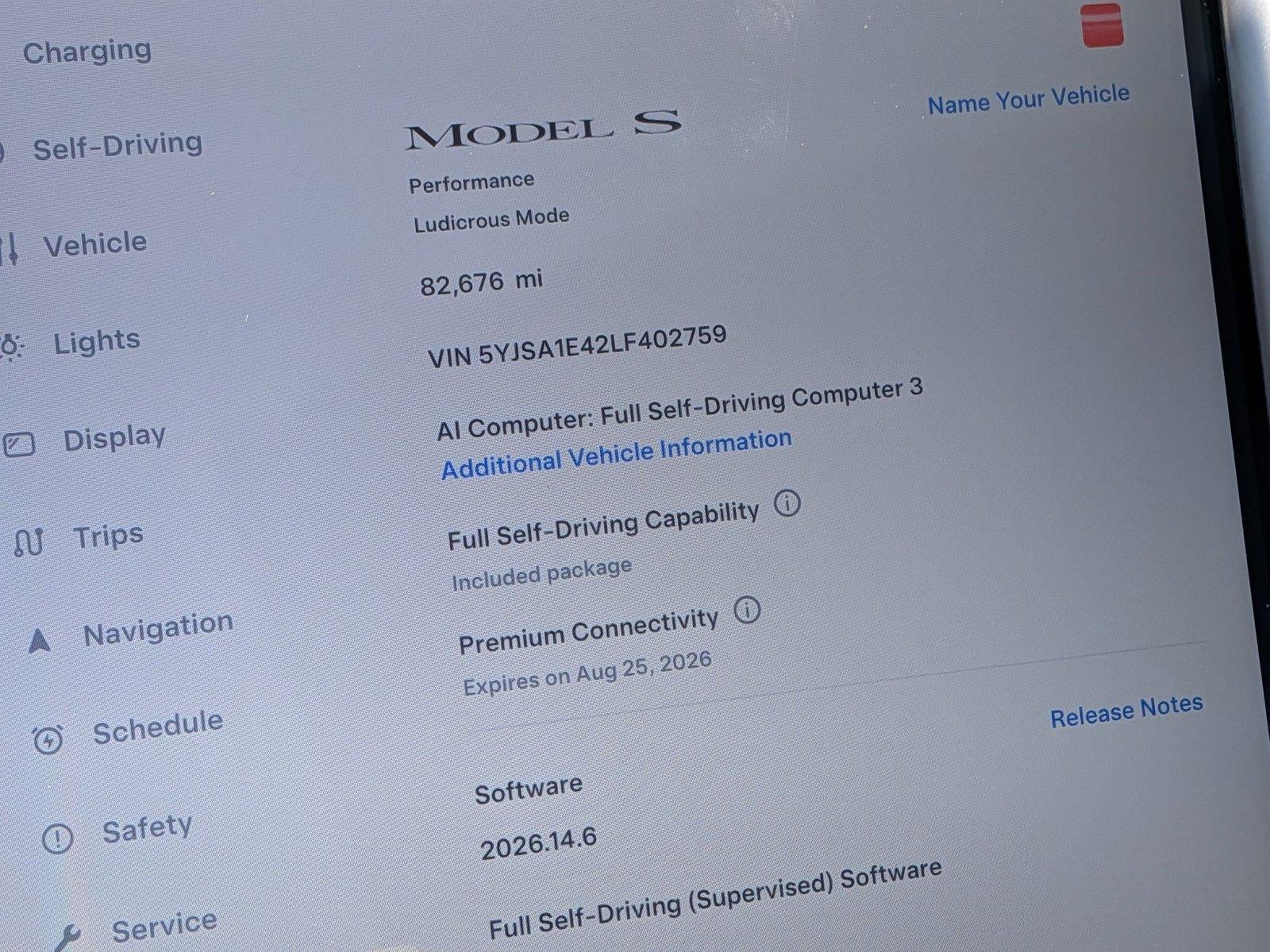 2020 Tesla Model S Performance AWD
