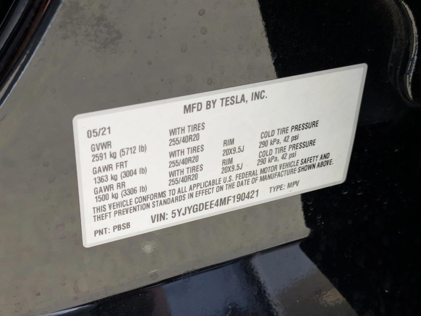 2021 Tesla Model Y Long Range AWD