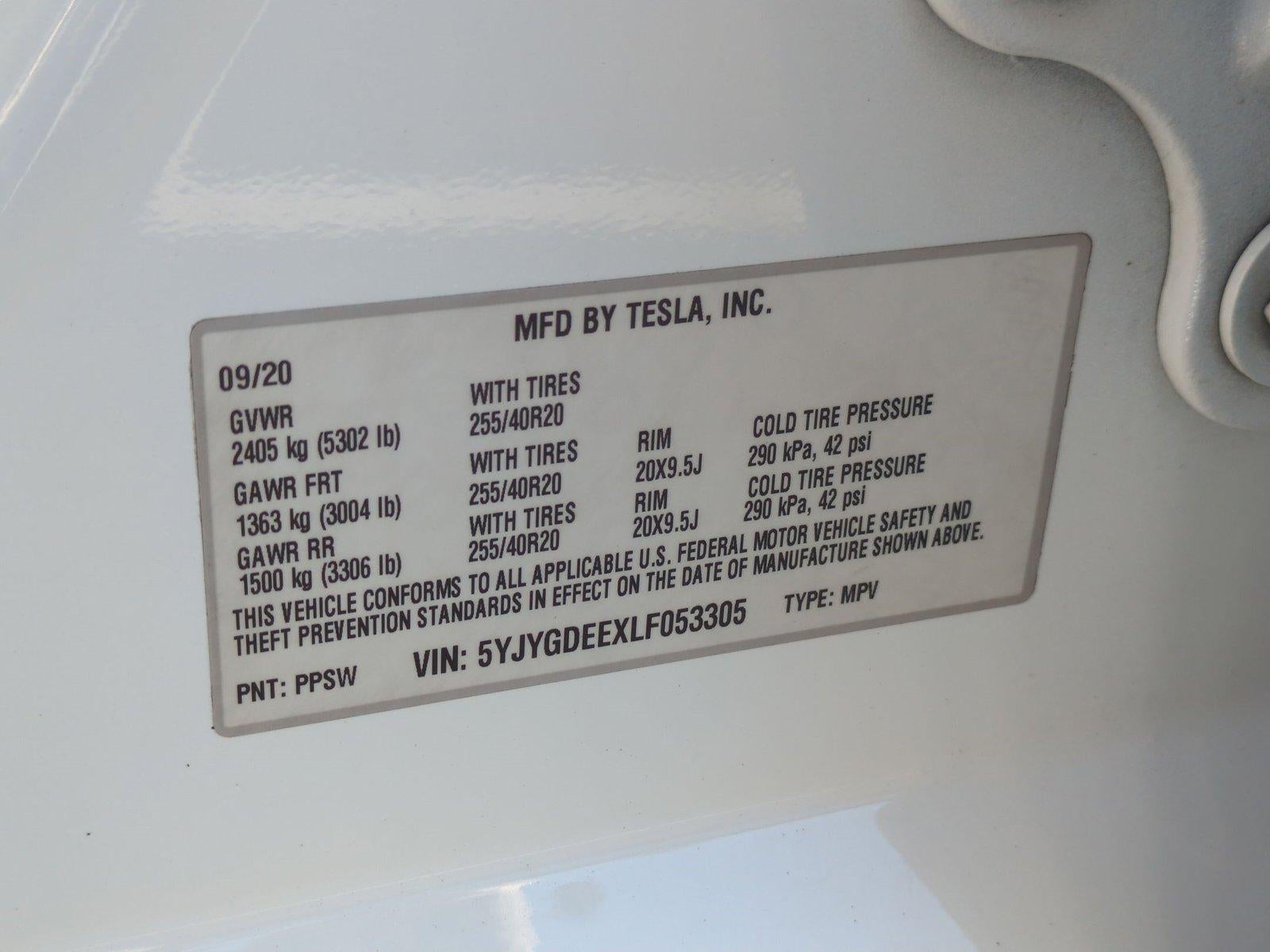 2020 Tesla Model Y Long Range AWD