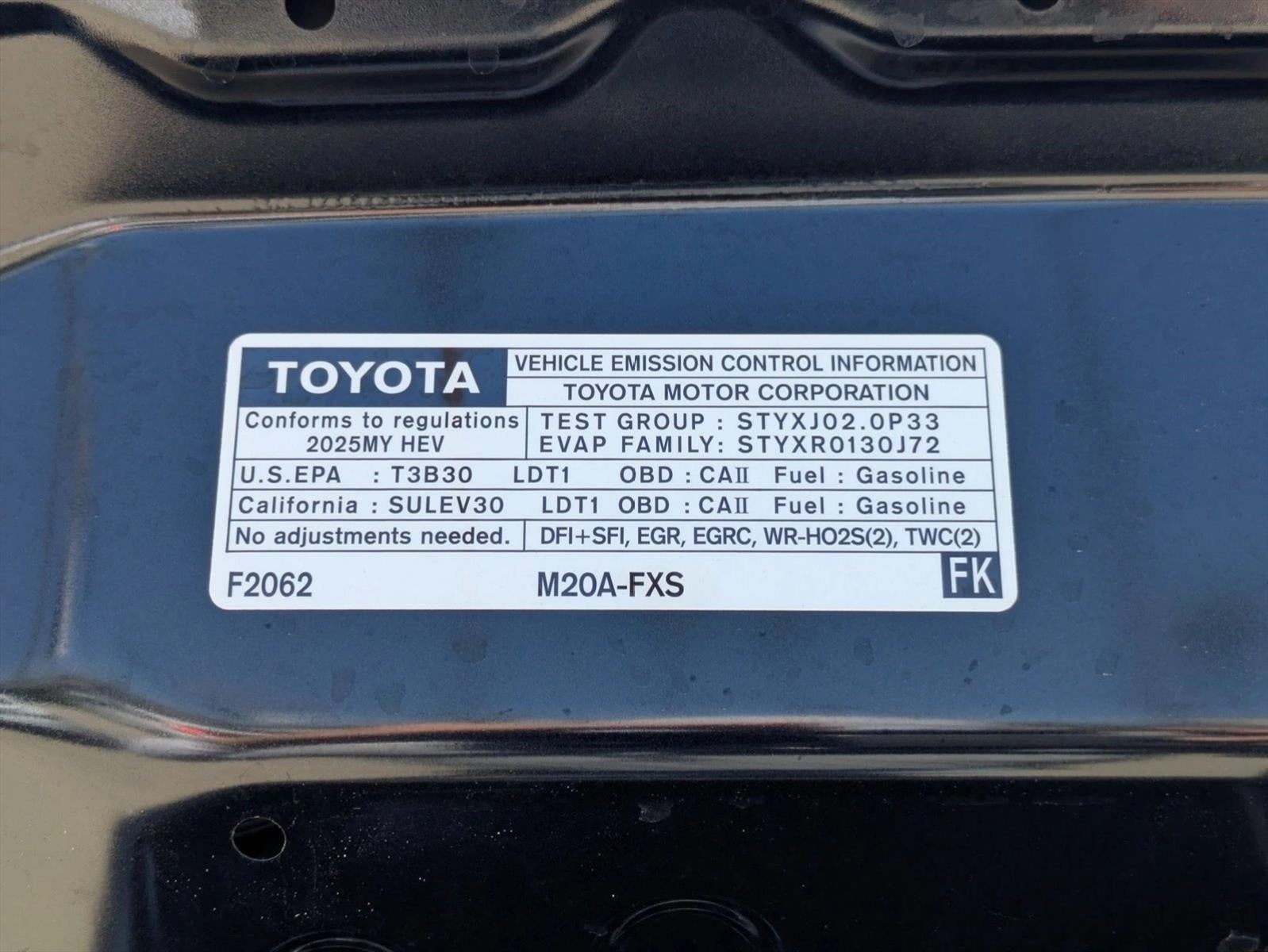 2025 Toyota Corolla Cross Hybrid Nightshade Edition 4WD (Natl)
