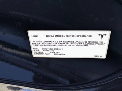 2026 Tesla Model Y Premium RWD