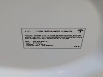 2026 Tesla Model Y Premium RWD