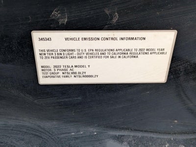 2022 Tesla Model Y Performance AWD