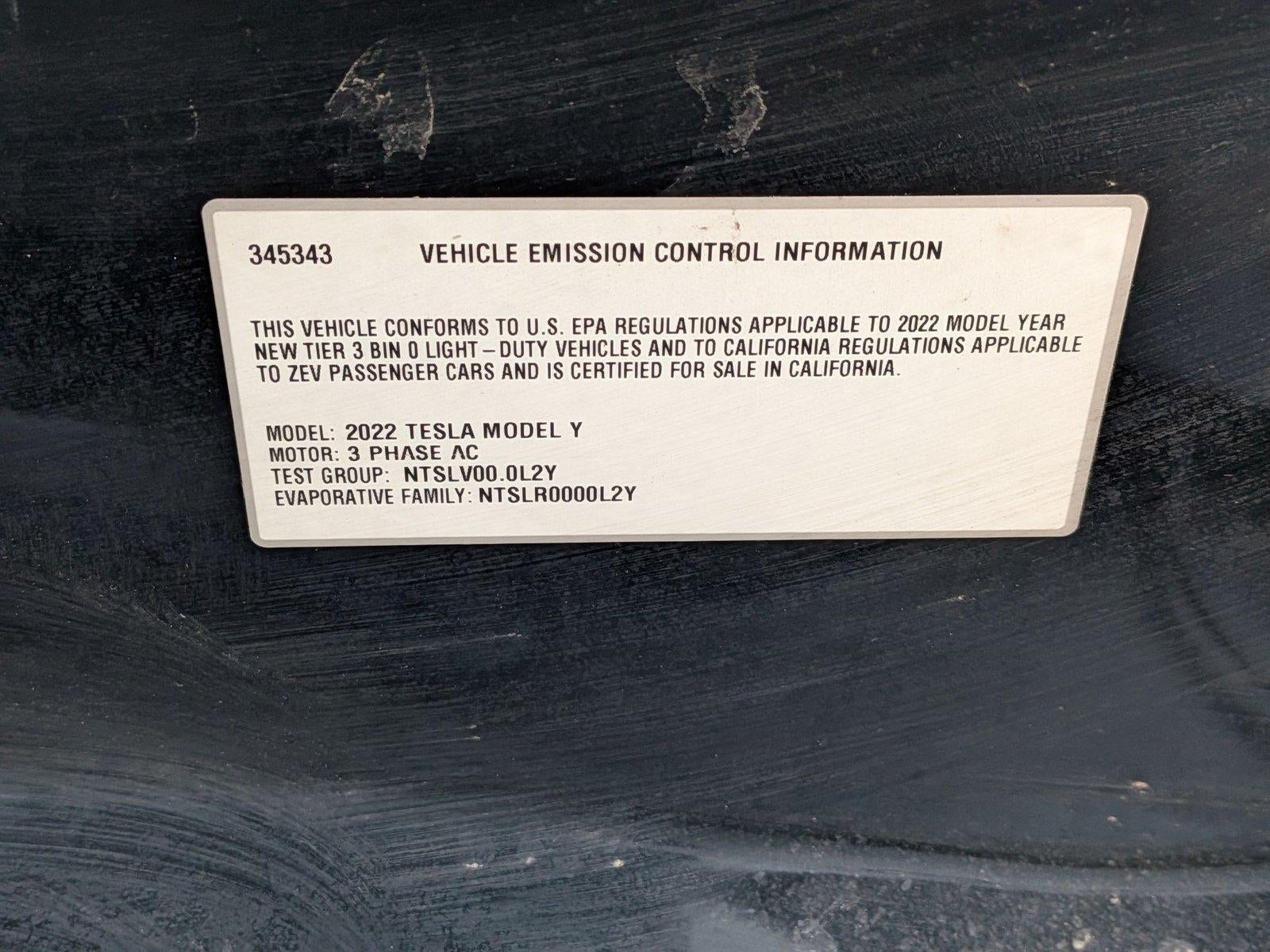 2022 Tesla Model Y Performance AWD