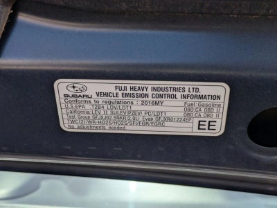 2016 Subaru Impreza Wagon 5dr CVT 2.0i Sport Premium