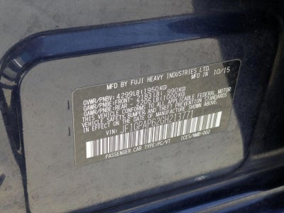 2016 Subaru Impreza Wagon 5dr CVT 2.0i Sport Premium