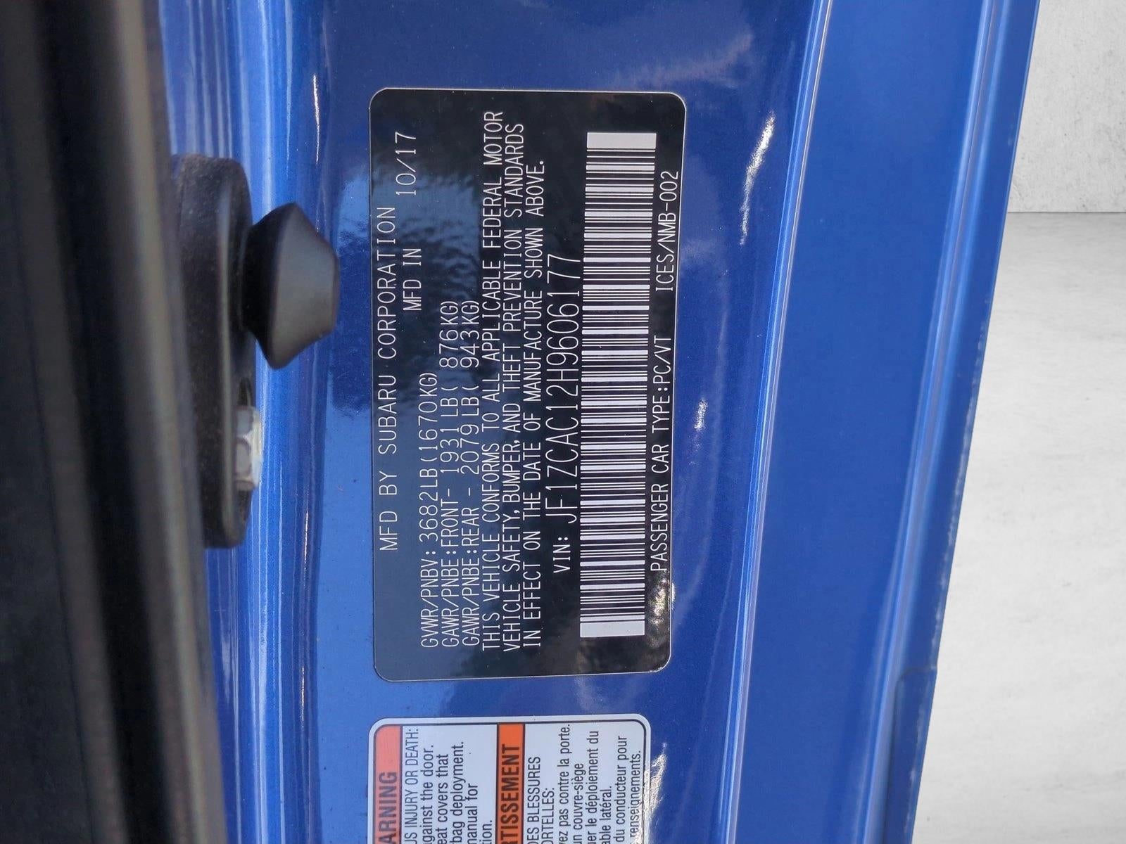 2017 Subaru BRZ Limited Manual