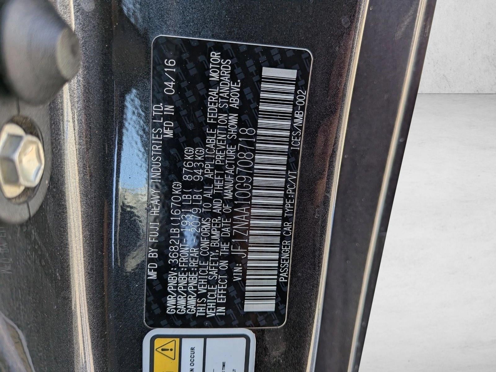 2016 Scion FR-S 2dr Cpe Auto (Natl)