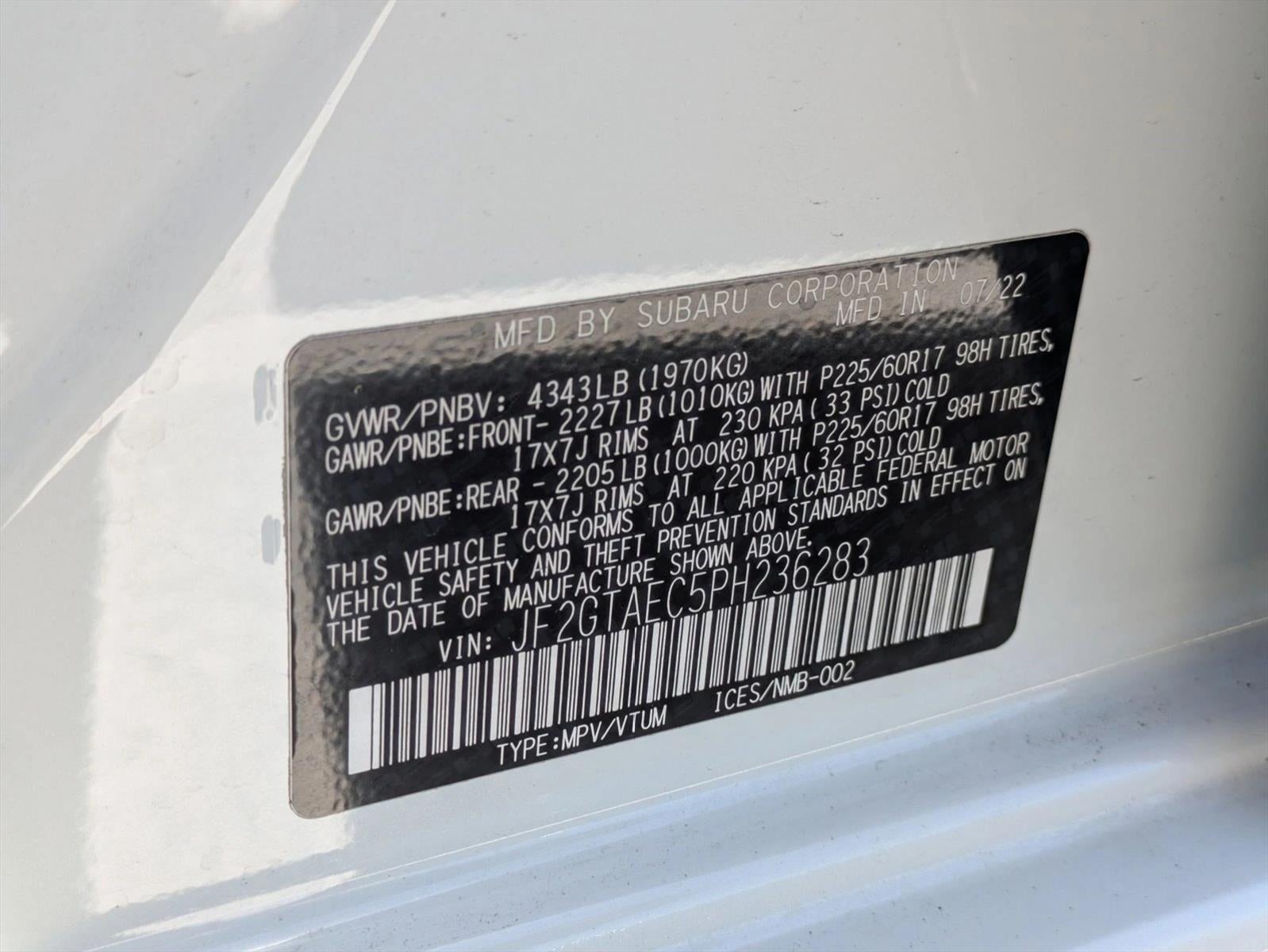 2023 Subaru Crosstrek Premium CVT