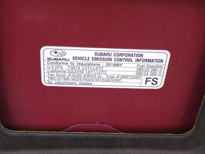 2018 Subaru Forester 2.5i CVT