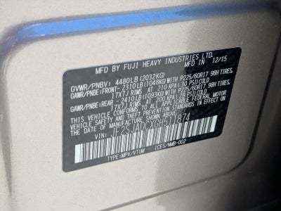 2016 Subaru Forester 2.5i Premium CVT