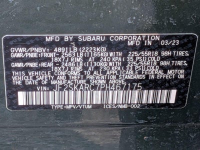 2023 Subaru Forester Touring CVT