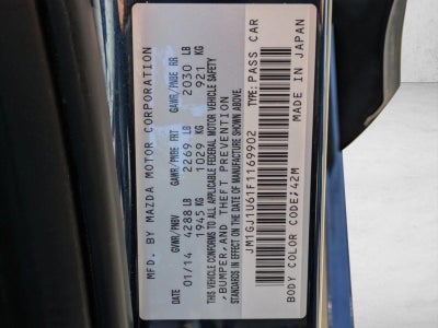 2015 Mazda Mazda6 4dr Sdn Auto i Sport