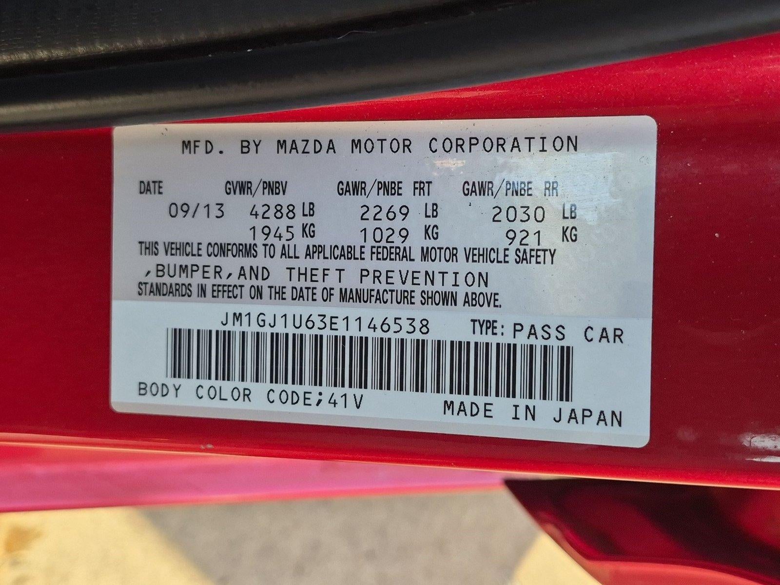 2014 Mazda Mazda6 4dr Sdn Auto i Sport