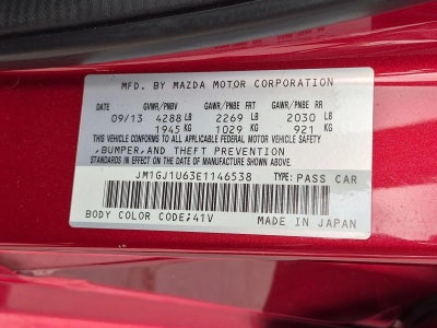 2014 Mazda Mazda6 4dr Sdn Auto i Sport