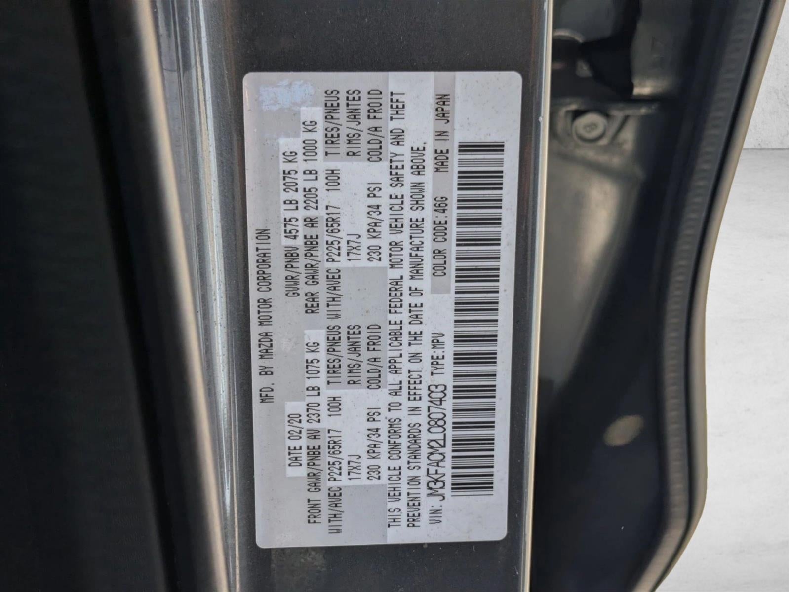 2020 Mazda Mazda CX-5 Touring FWD