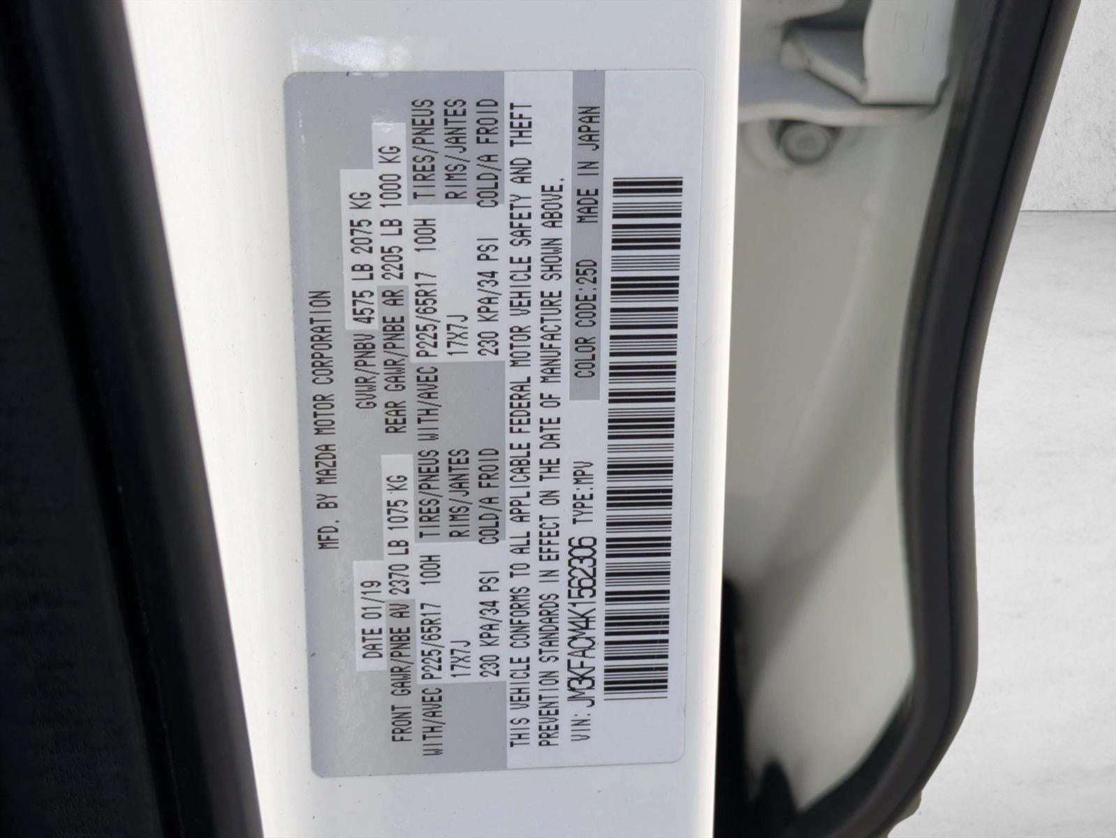 2019 Mazda Mazda CX-5 Touring FWD