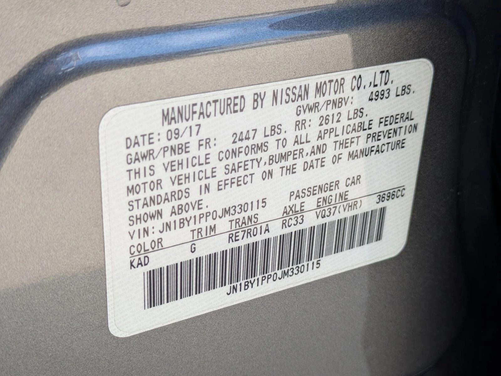 2018 INFINITI Q70L 3.7 LUXE RWD