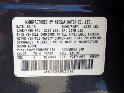 2011 INFINITI G37 Sedan Journey
