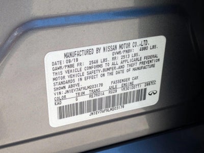 2020 INFINITI Q50 3.0t LUXE RWD