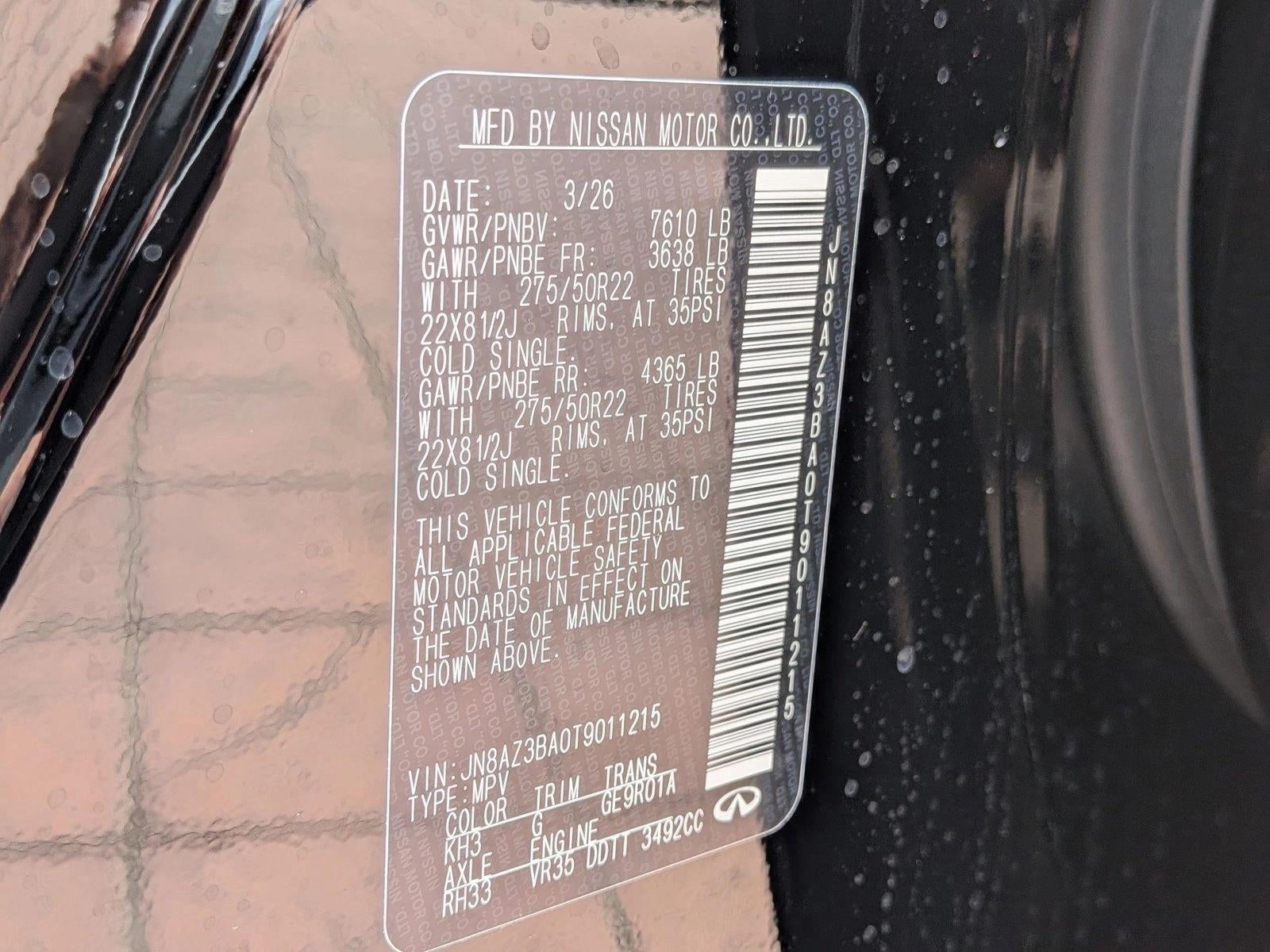 2026 INFINITI QX80 LUXE RWD