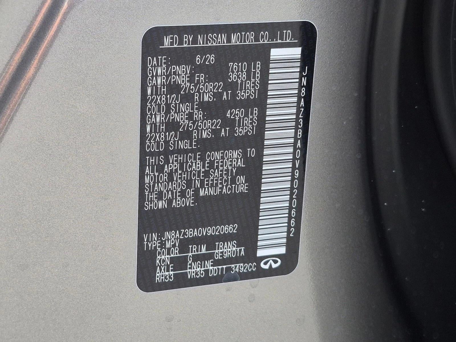 2027 INFINITI QX80 LUXE RWD *Ltd Avail*