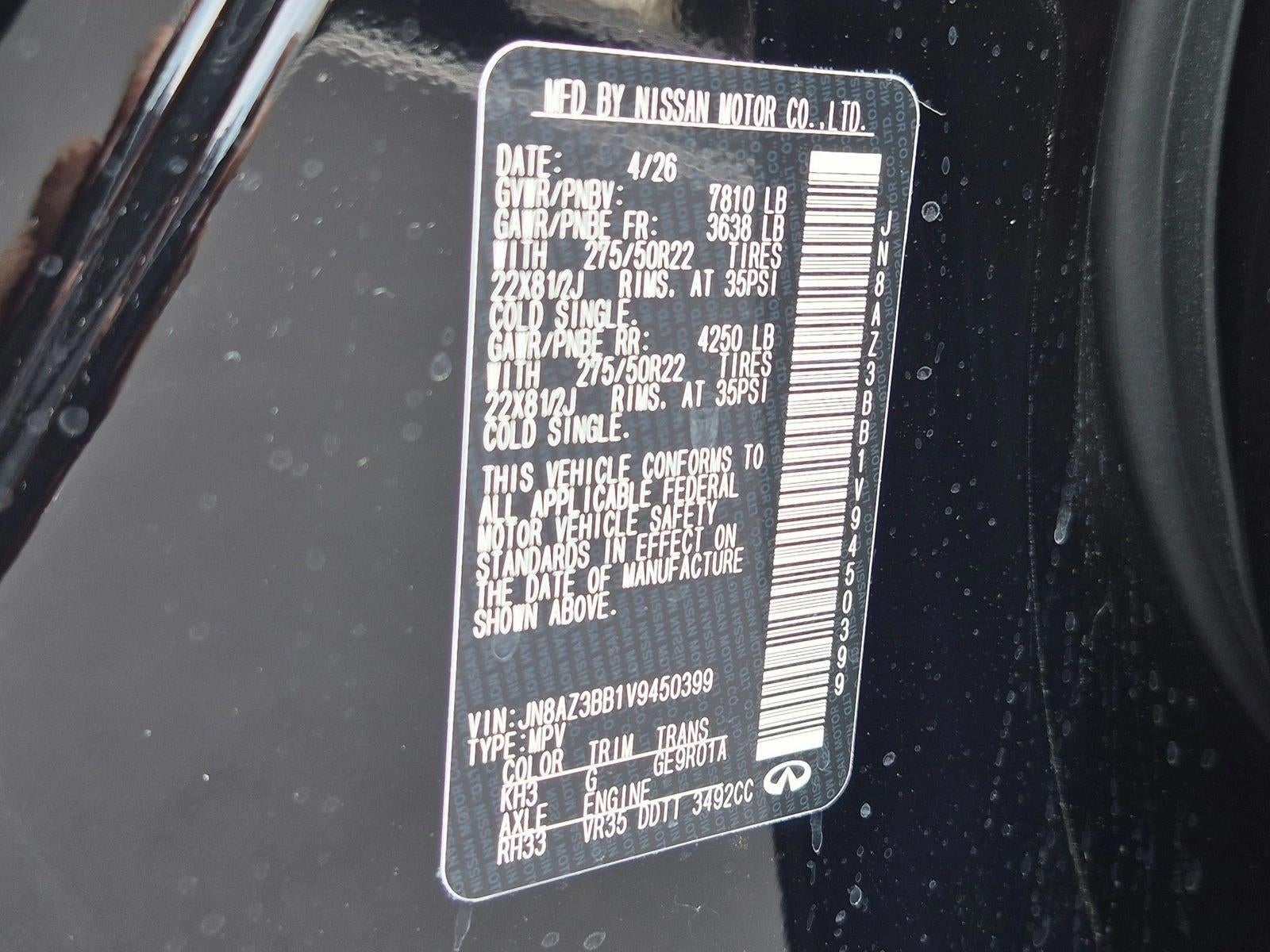 2027 INFINITI QX80 LUXE AWD