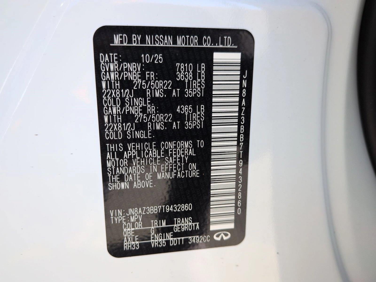 2026 INFINITI QX80 LUXE AWD