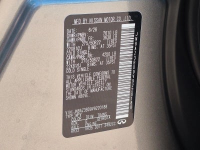2027 INFINITI QX80 LUXE RWD