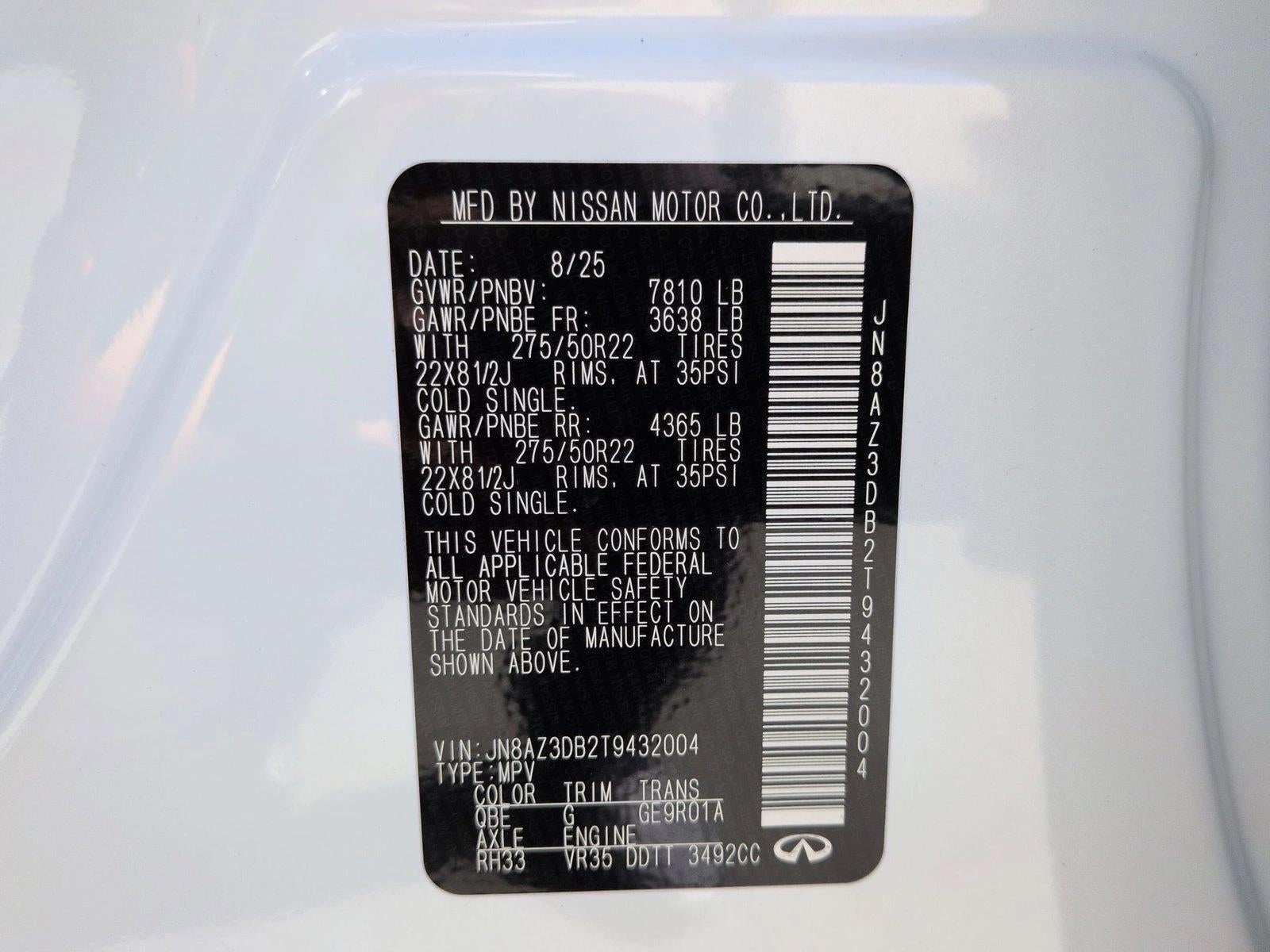 2026 INFINITI QX80 SPORT AWD