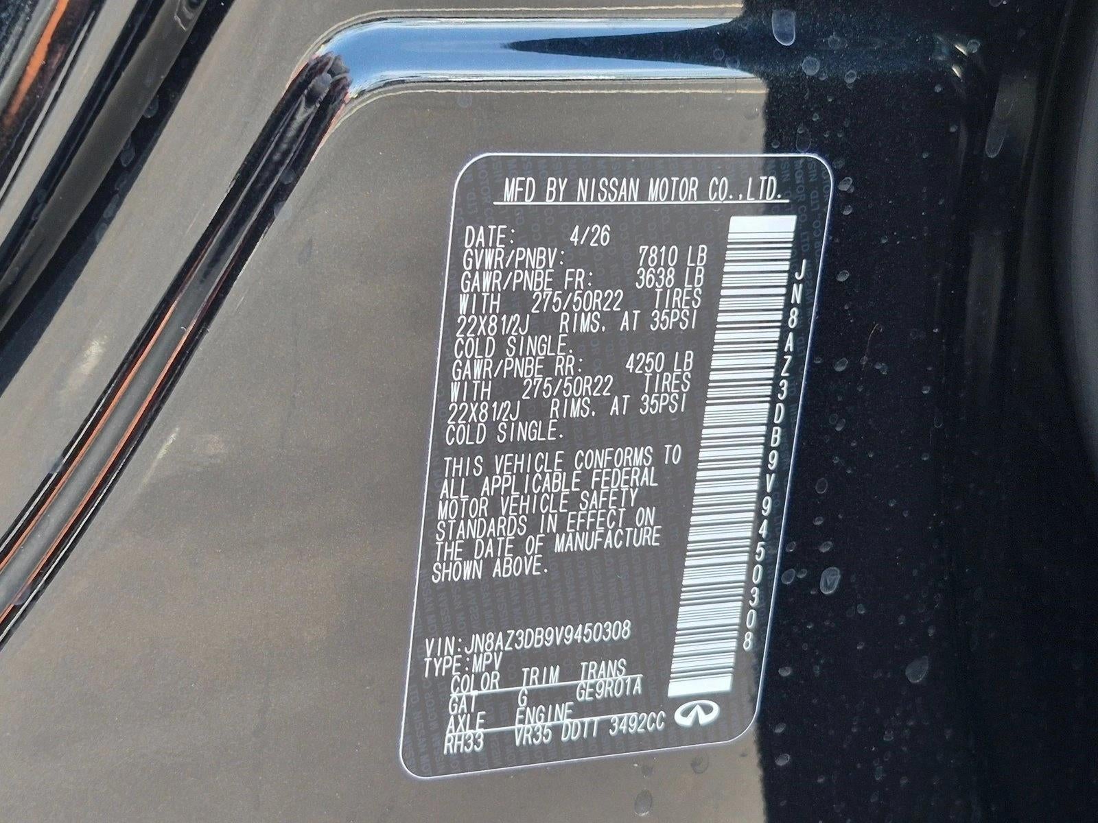 2027 INFINITI QX80 SPORT AWD