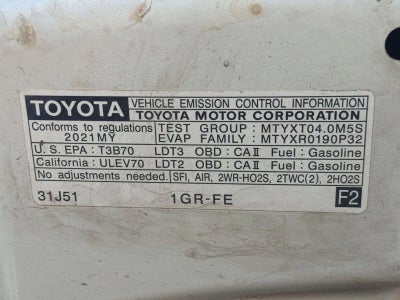 2021 Toyota 4Runner Venture 4WD (Natl)