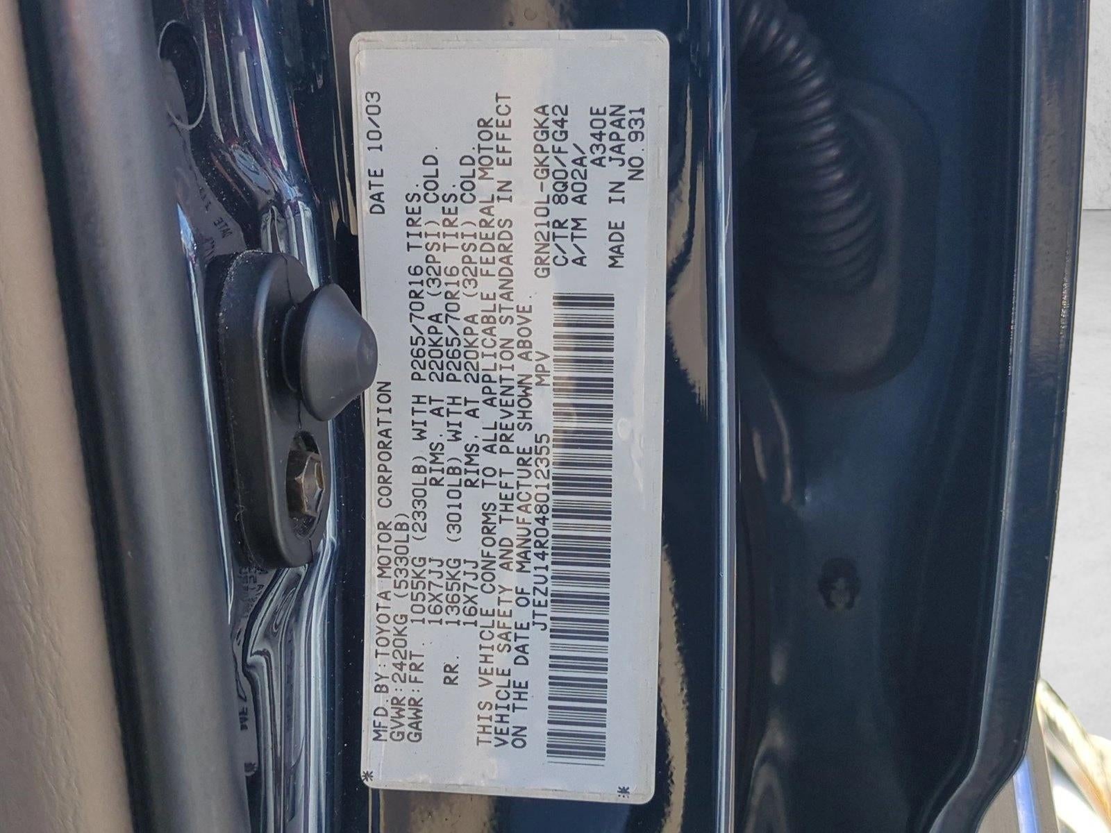 2004 Toyota 4Runner SR5