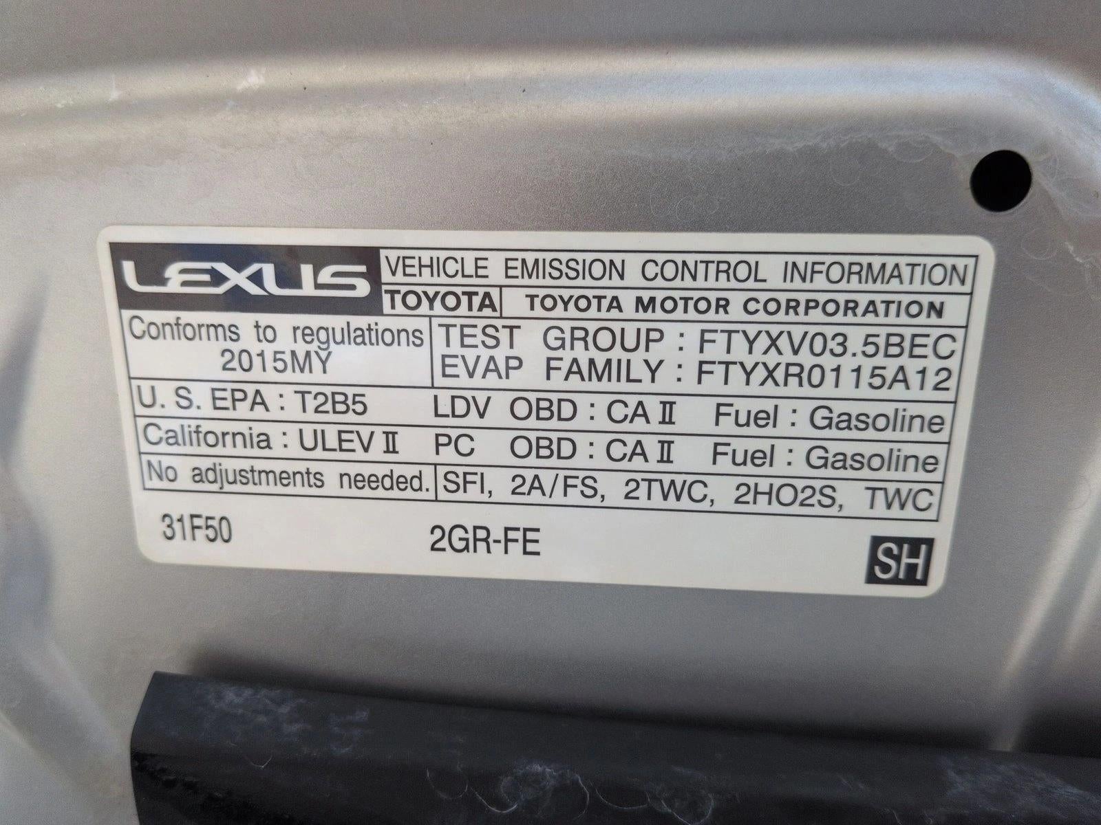 2015 Lexus ES 350 4dr Sdn