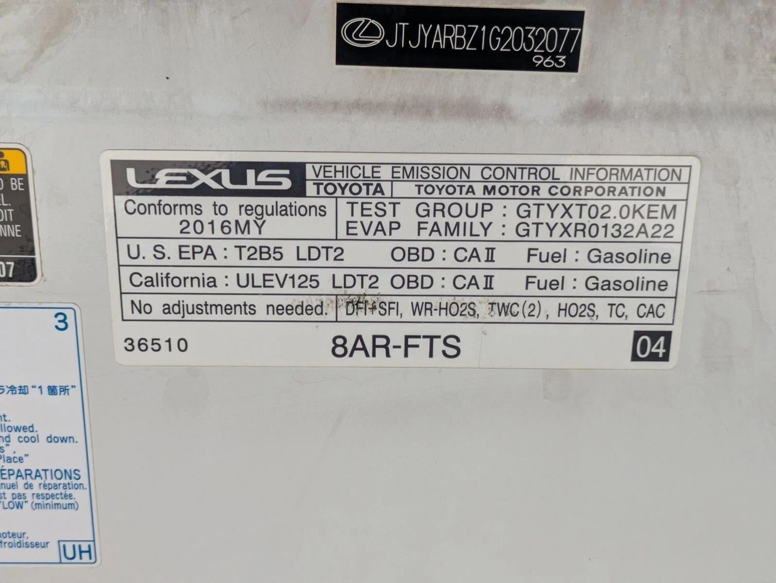 2016 Lexus NX Turbo FWD 4dr