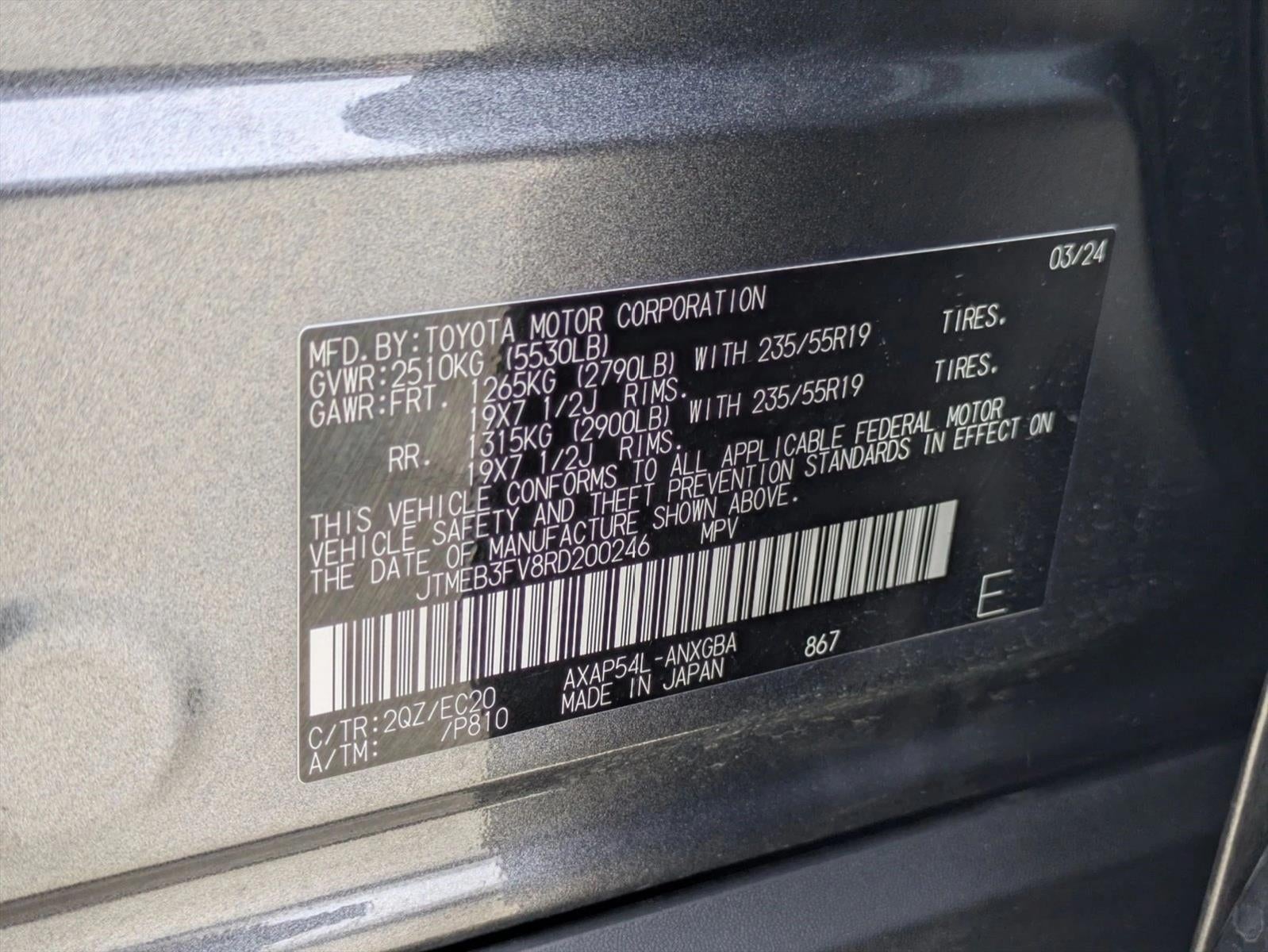 2024 Toyota RAV4 Prime XSE (Natl)