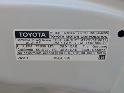 2021 Toyota Corolla Hatchback SE CVT (Natl)