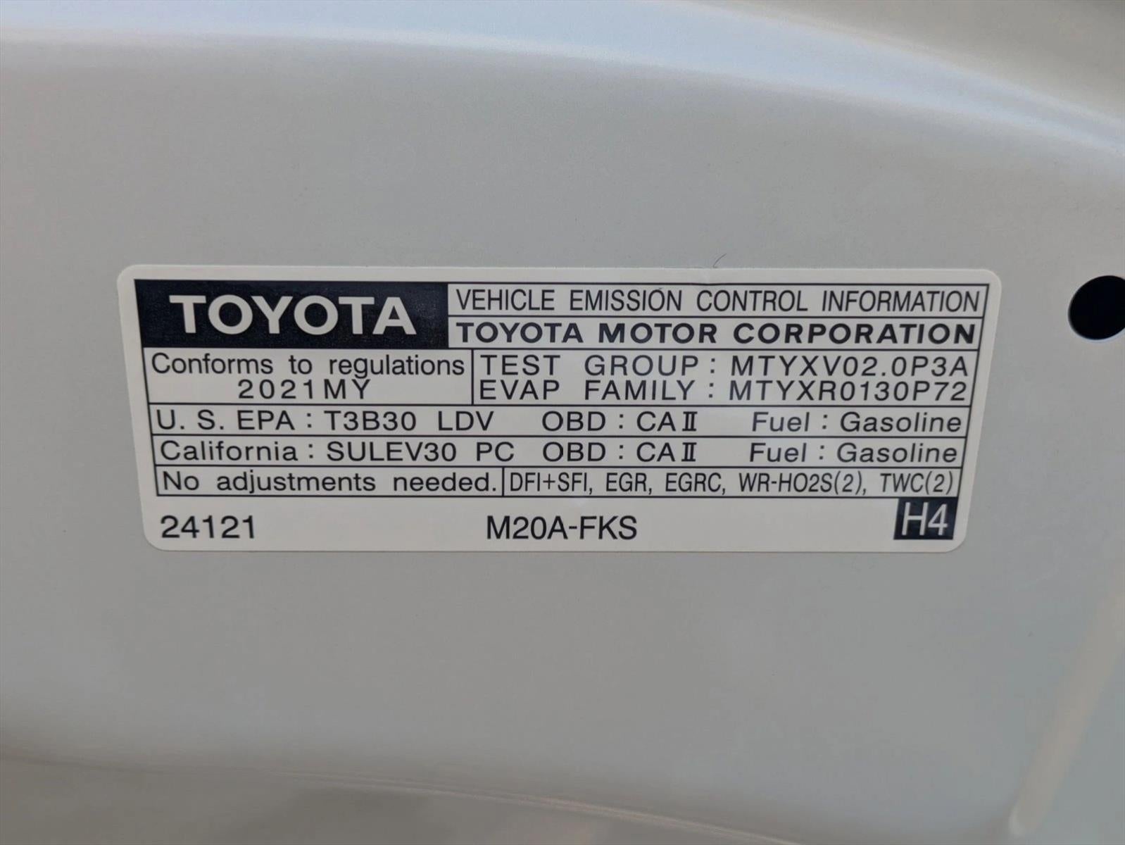 2021 Toyota Corolla Hatchback SE CVT (Natl)
