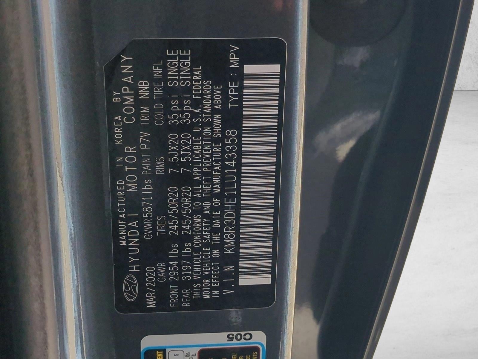 2020 Hyundai PALISADE SEL AWD