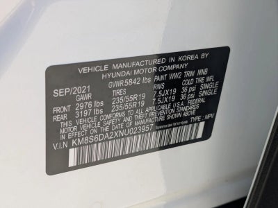 2022 Hyundai SANTA FE Plug-In Hybrid SEL Convenience AWD