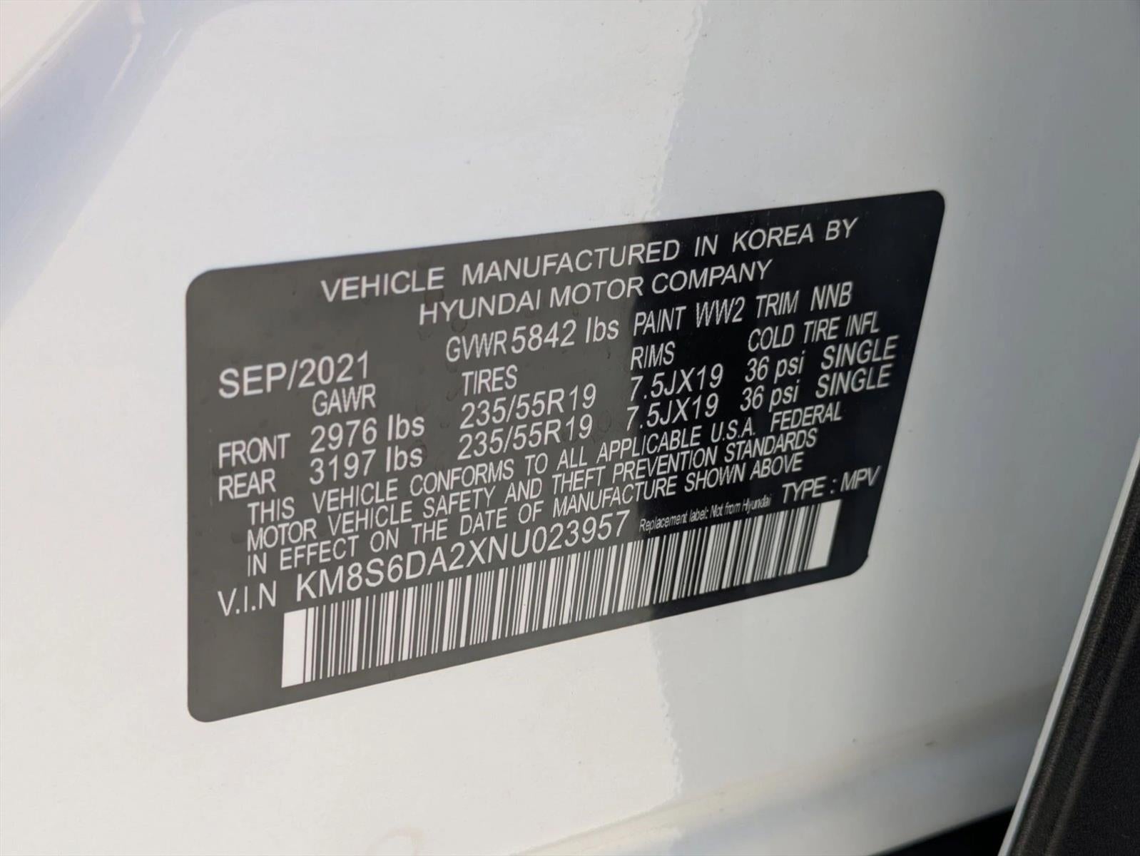 2022 Hyundai SANTA FE Plug-In Hybrid SEL Convenience AWD