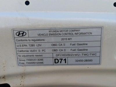 2015 Hyundai ACCENT 4dr Sdn Auto GLS