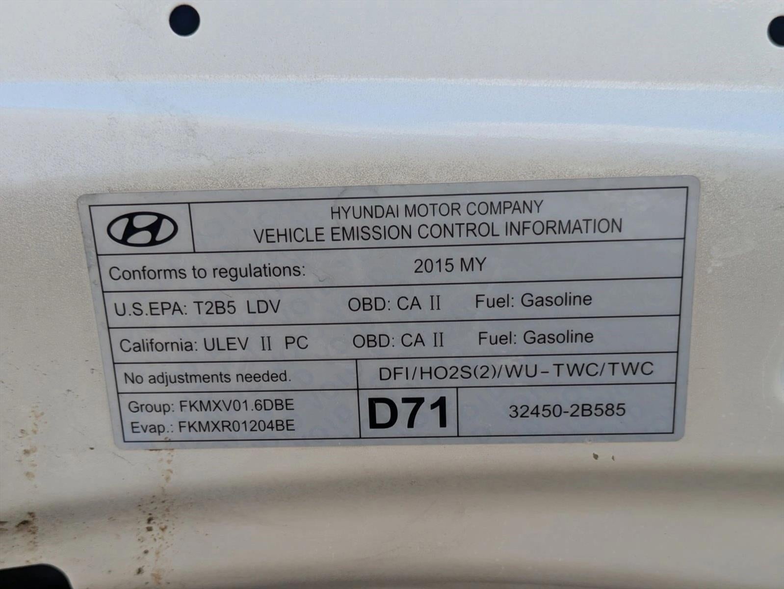 2015 Hyundai ACCENT 4dr Sdn Auto GLS